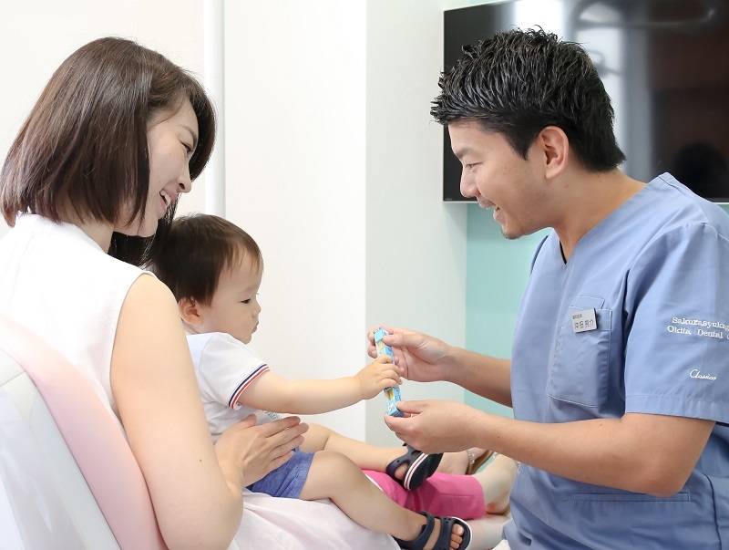 お子様に寄り添って治療します